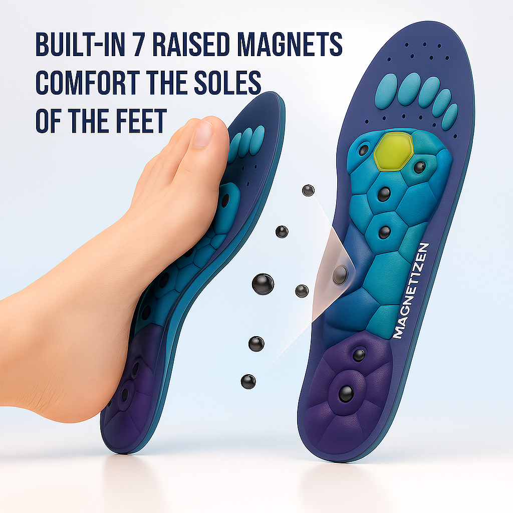 Magnetic Massage Insoles for Foot Health